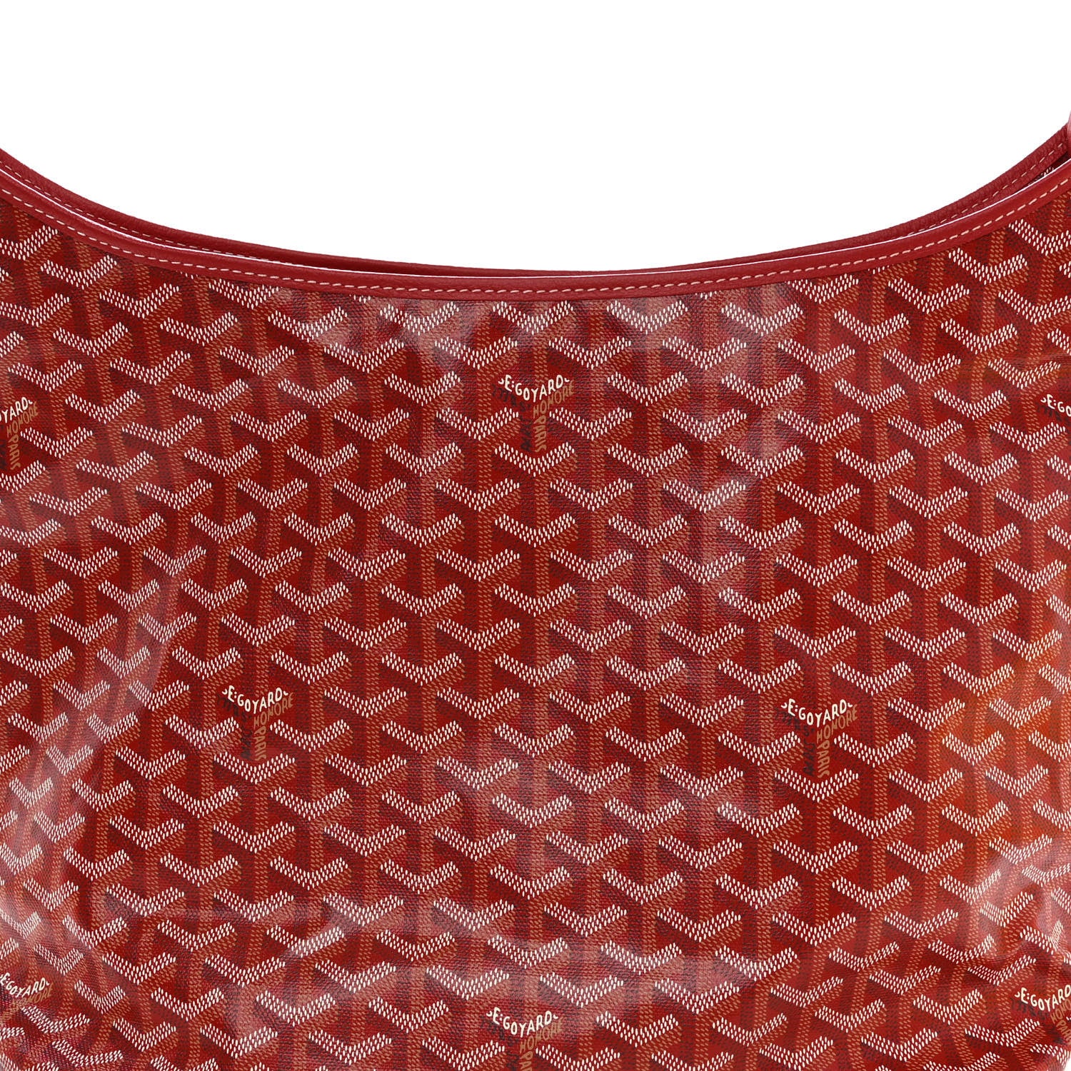Goyard Goyardine Boheme Hobo Red 8 of 11