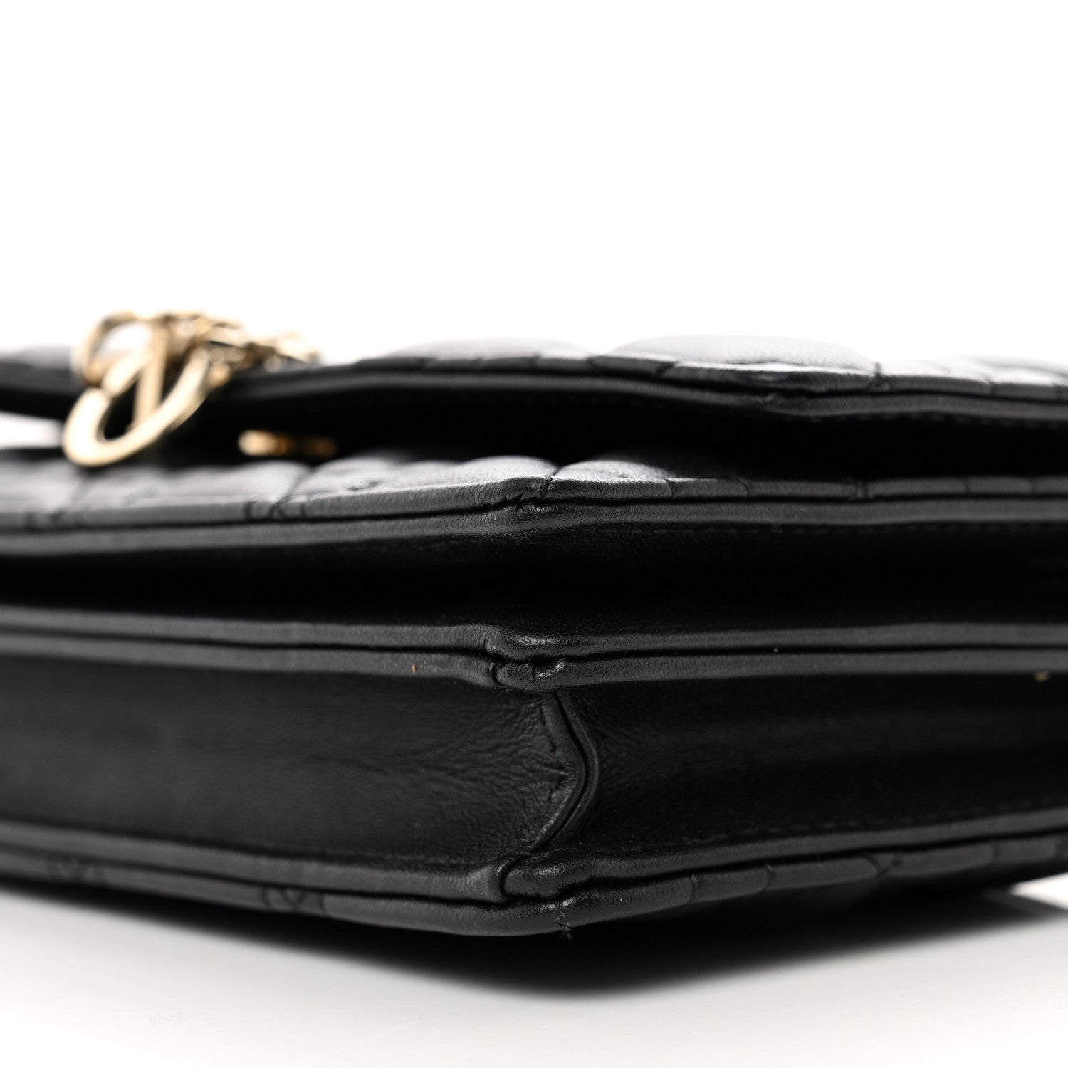 Christian Dior Lambskin Cannage Mini My Dior Bag Black 9 of 10