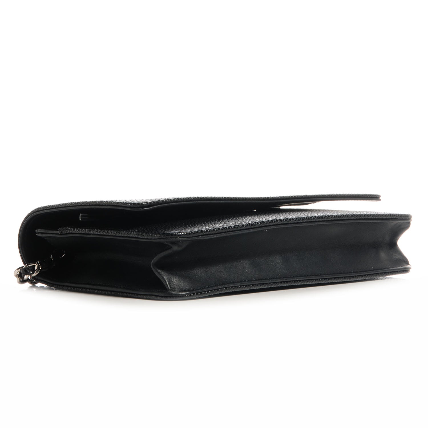 Chanel Caviar Timeless CC Wallet on Chain WOC Black 4 of 9
