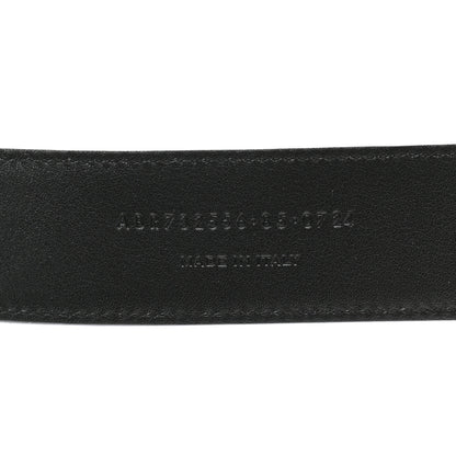 Saint Laurent Lacquered Calfskin La 66 Buckle Belt 85 34 Black 3 of 6