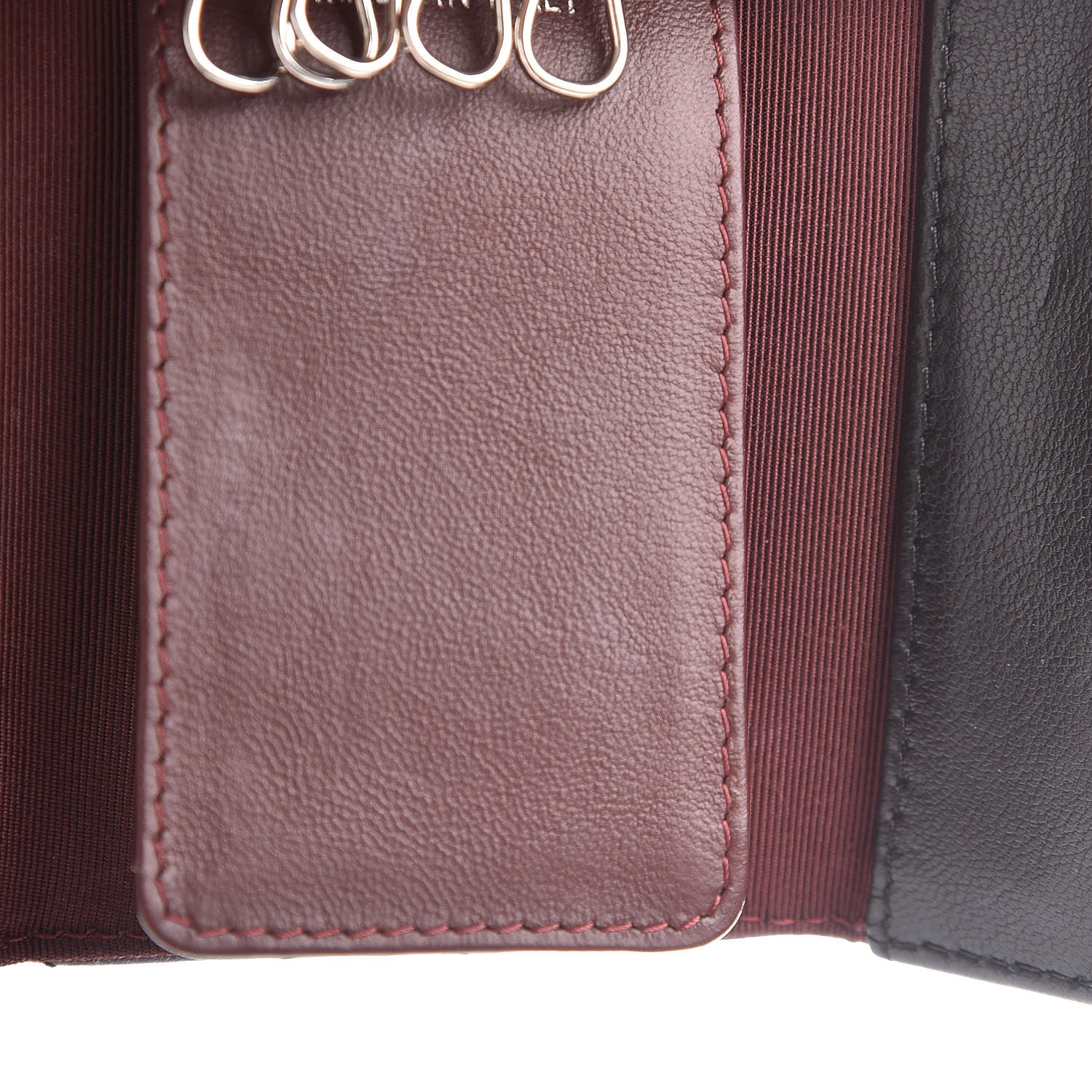 Chanel Lambskin Quilted 6 Key Holder Black 12 of 13