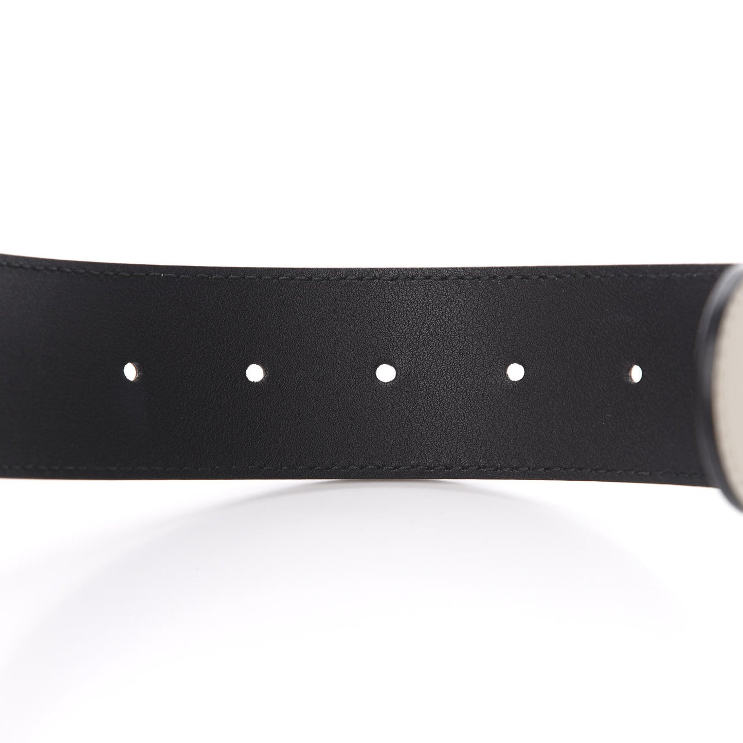 Calfskin Queen Margaret Bee Belt 85 34 White