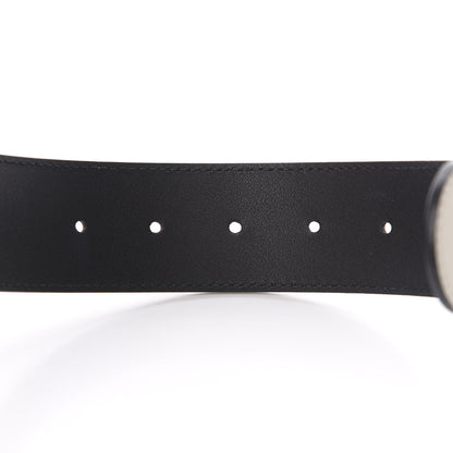 Gucci Calfskin Queen Margaret Bee Belt 85 34 White 5 of 6