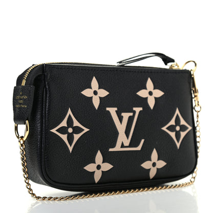 Louis Vuitton Empreinte Monogram Giant Mini Pochette Accessories Black 3 of 6