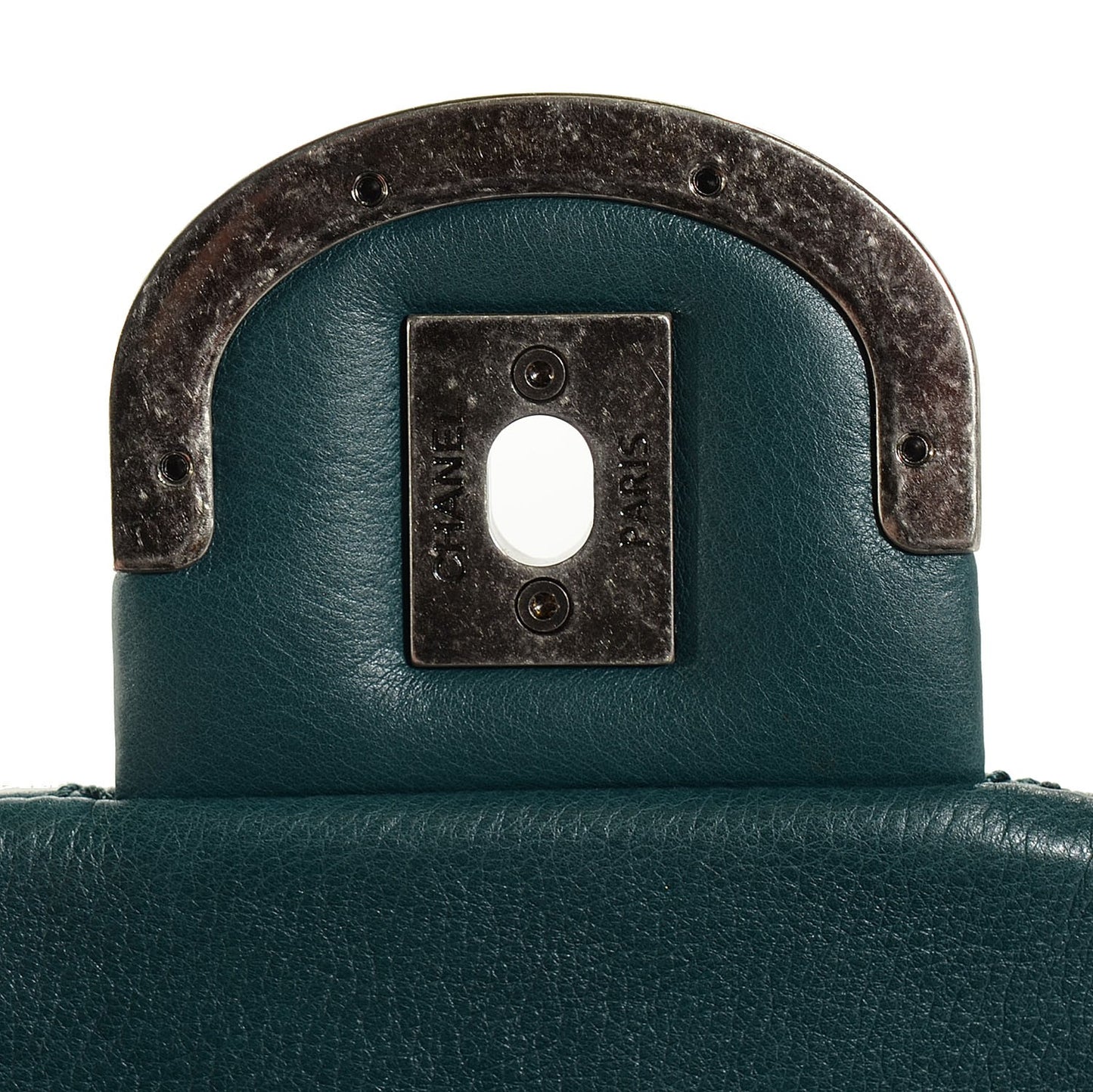 Calfskin Small Coco Sporran Tassel Flap Dark Green