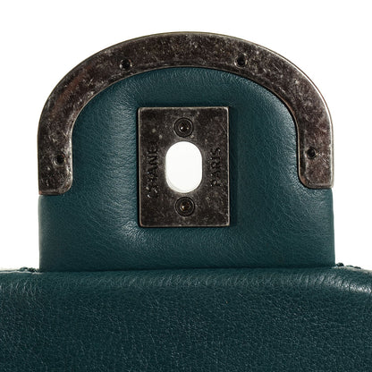 Chanel Calfskin Small Coco Sporran Tassel Flap Dark Green 9 of 9