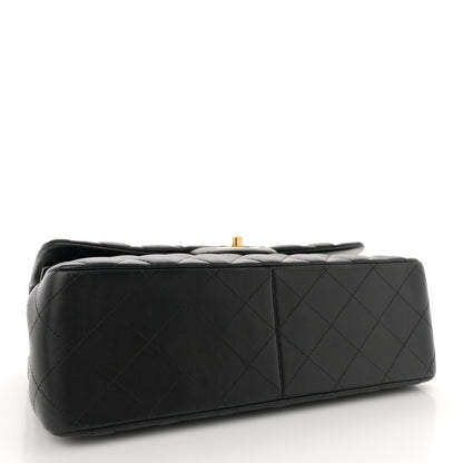 Chanel Lambskin Quilted Jumbo Double Flap Black 4 of 13