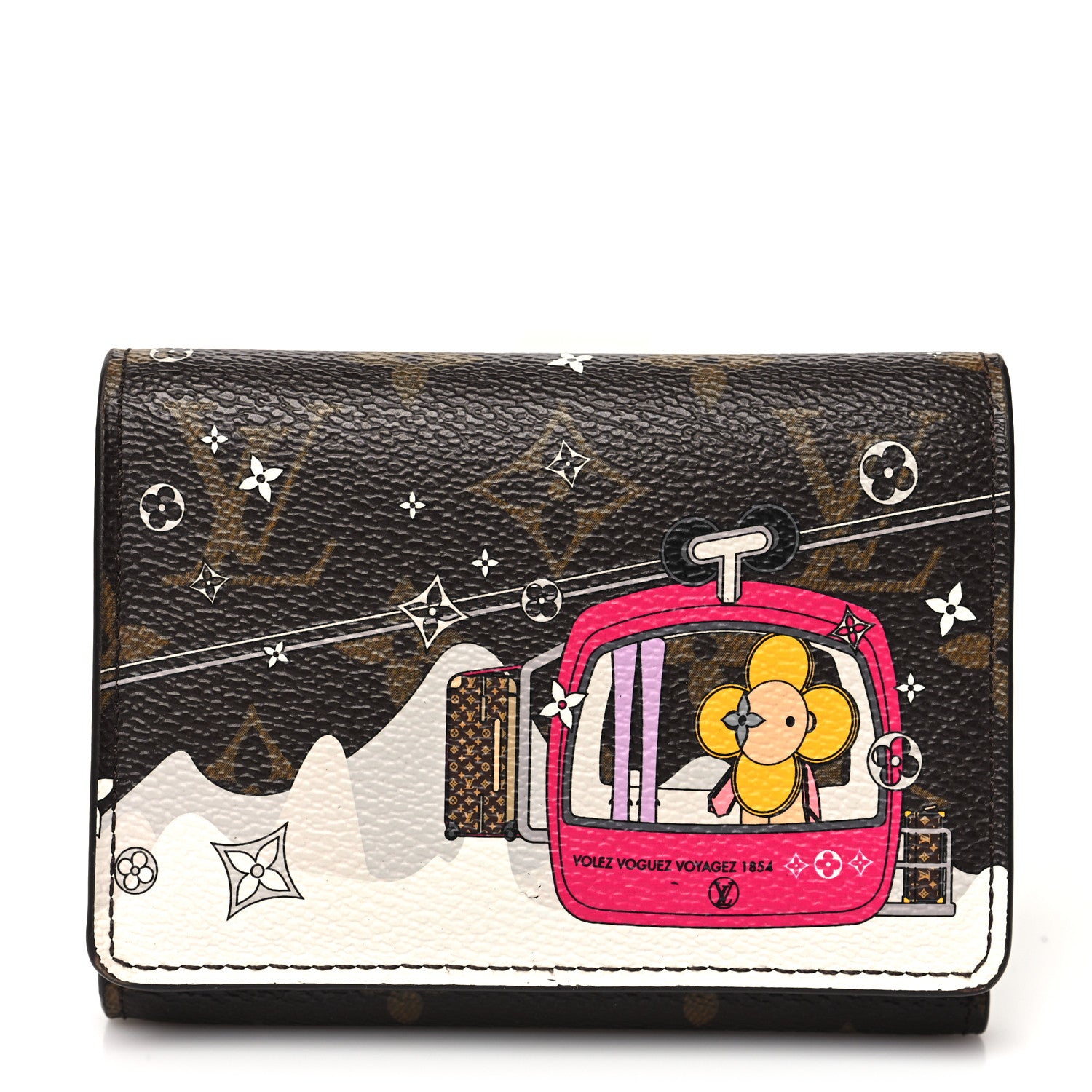 Louis Vuitton Monogram 2019 Christmas Animation Victorine Wallet Fuchsia 1 of 11