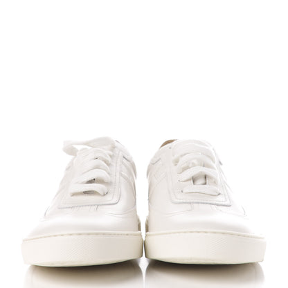 Hermes Calfskin Womens Quicker Sneakers 41 White Orange 2 of 9
