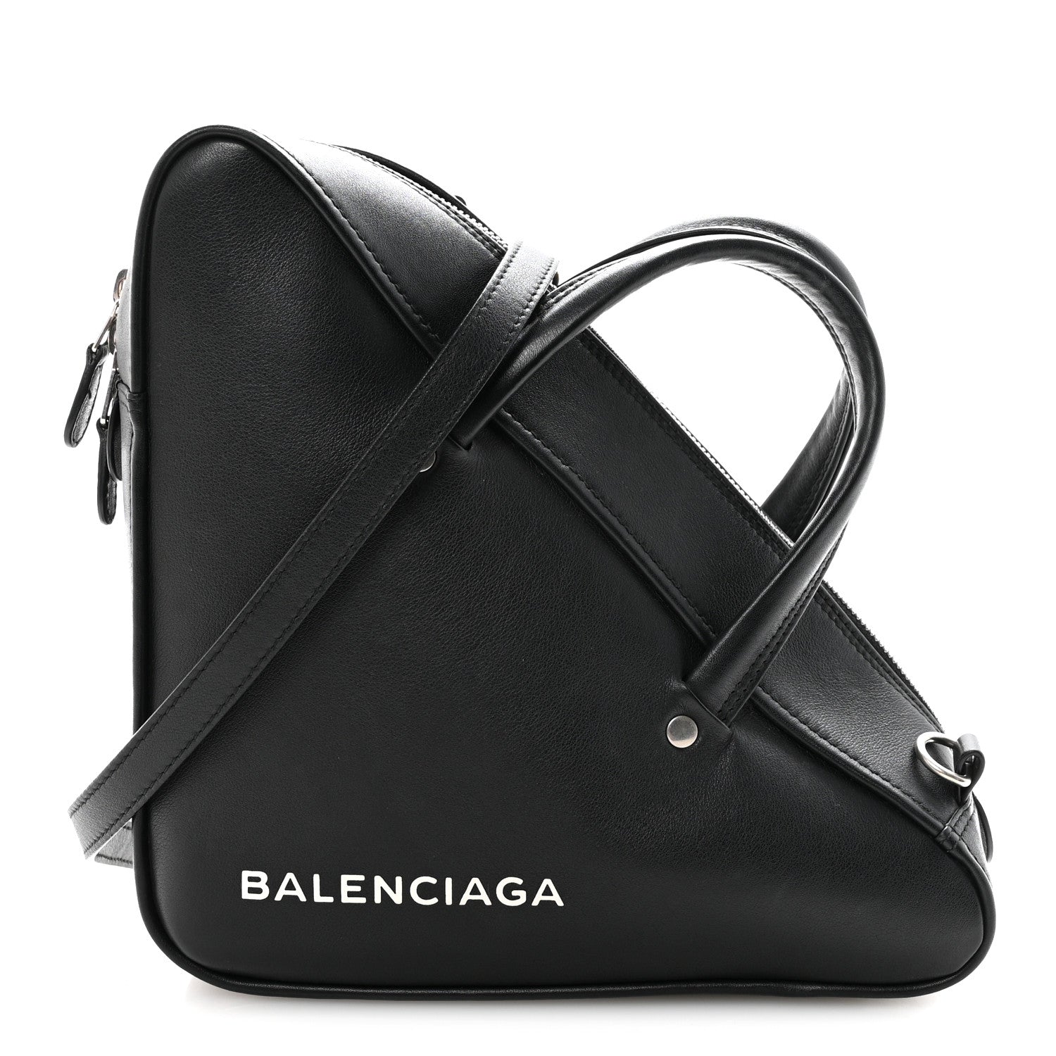 Balenciaga Calfskin S Triangle Duffle Black 1 of 9