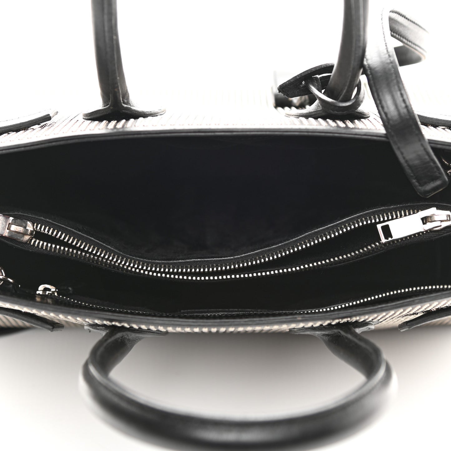Calfskin Studded Small Sac De Jour Black