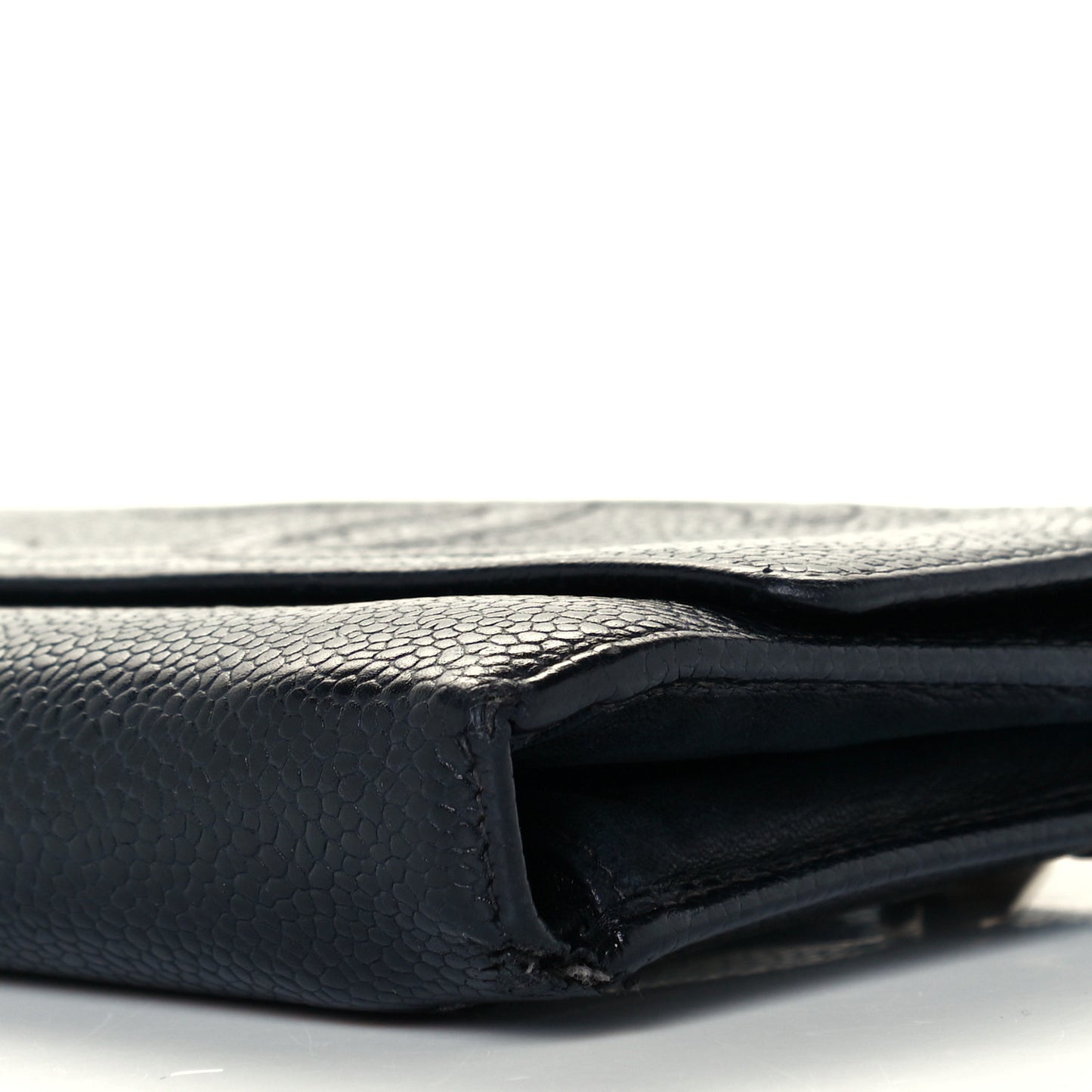 Caviar Timeless CC Compact Wallet Black