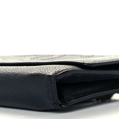 Chanel Caviar Timeless CC Compact Wallet Black 8 of 13