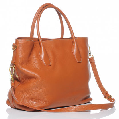 Prada Vitello Daino Tote Rame 3 of 9