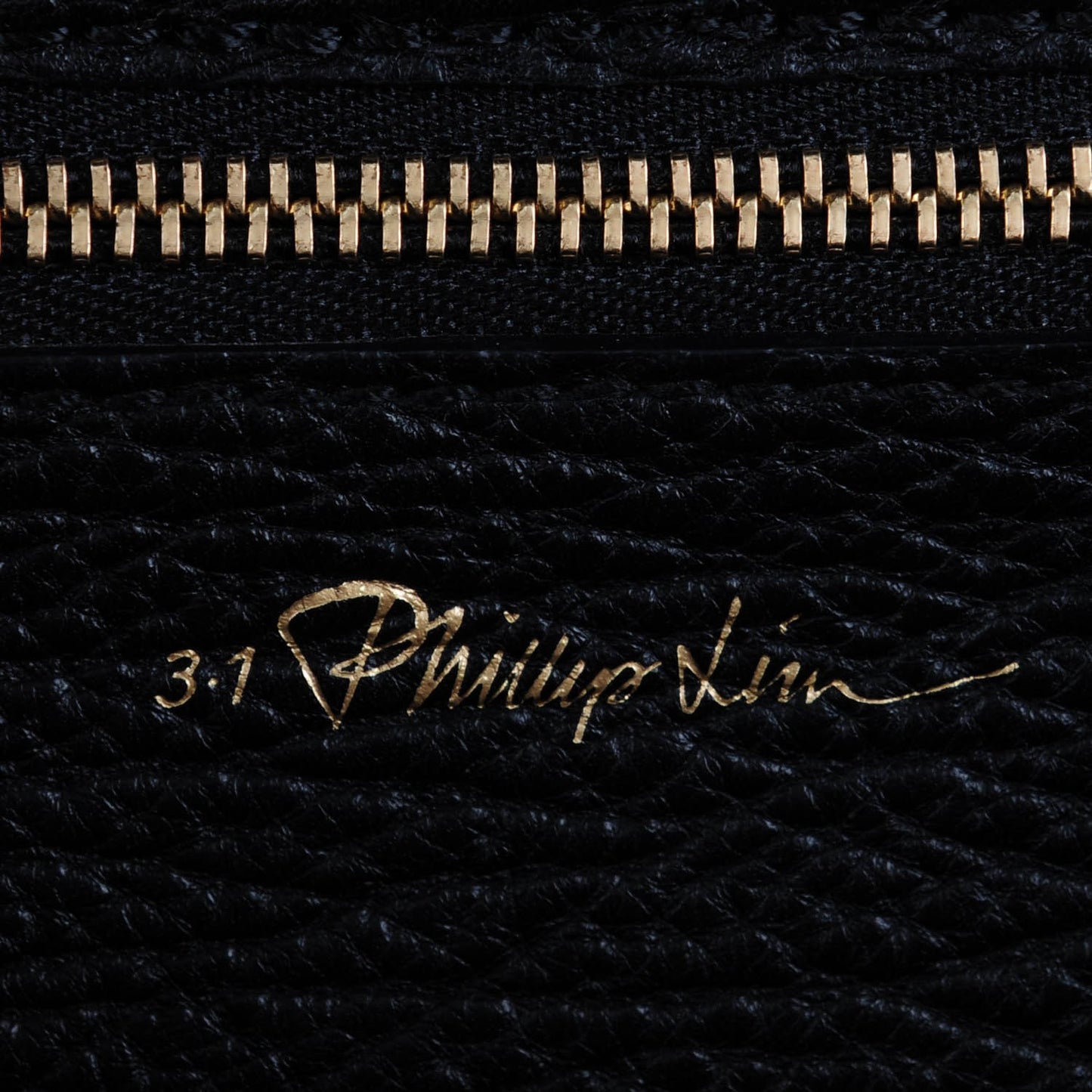 3.1 Textured Calfskin Medium Pashli Satchel Black