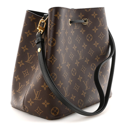 Louis Vuitton Monogram Neonoe MM Black 3 of 9
