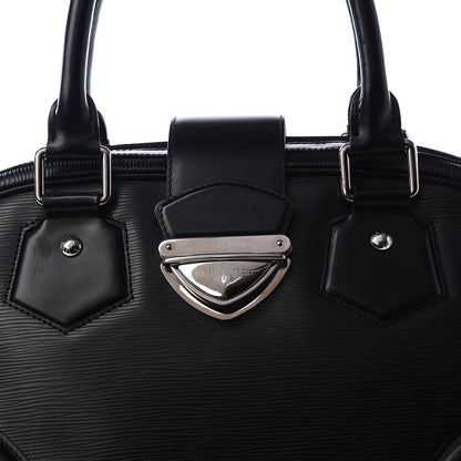 Louis Vuitton Epi Bowling Montaigne GM Black 9 of 9