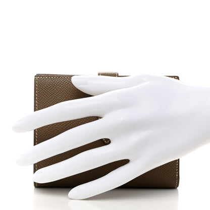 Hermes Epsom Bearn Compact Wallet Etoupe 2 of 8