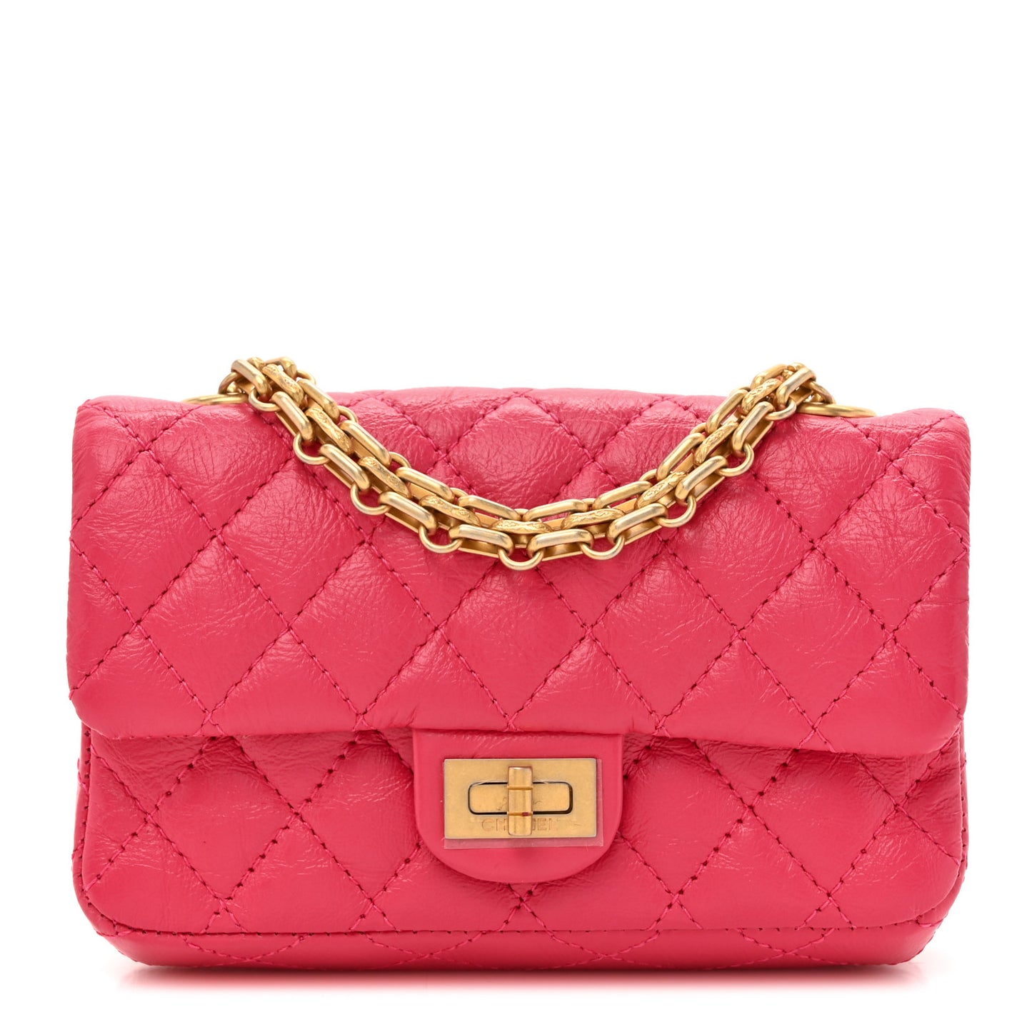 Lambskin Calfskin Tweed Success Story Set of 4 Minis Bags Pink Red