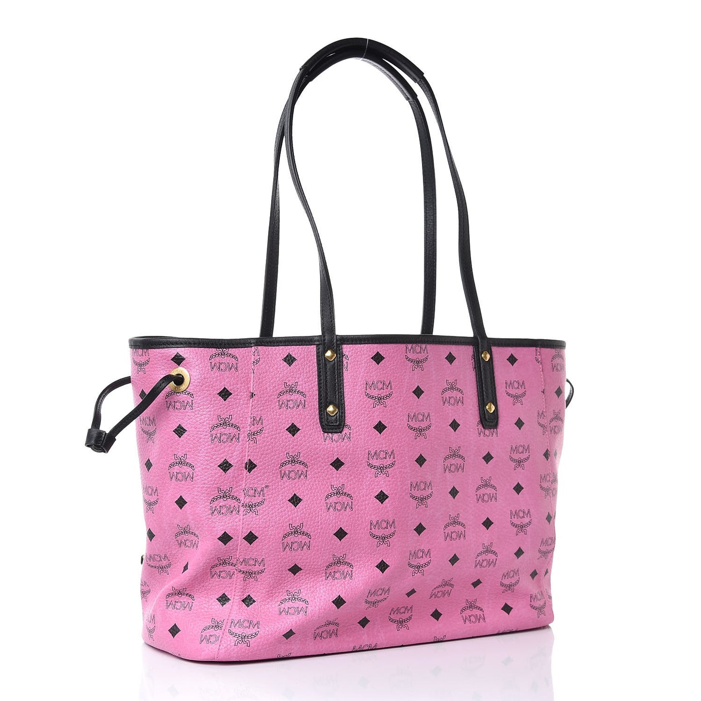 Visetos Medium Reversible Liz Shopper Tote Pink