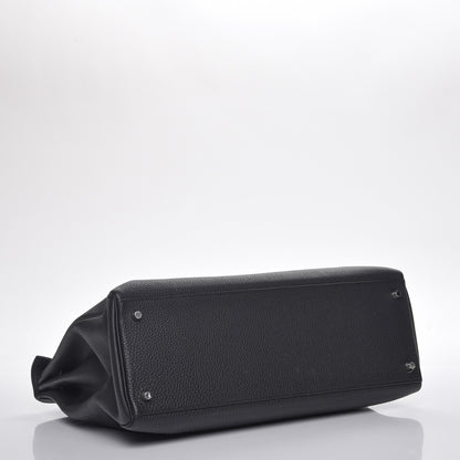 Hermes Togo Kelly Retourne 40 Black 6 of 32