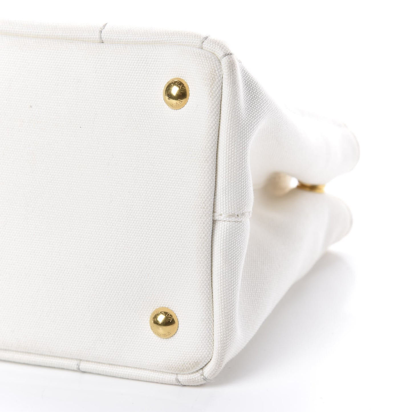 Canapa Small Logo Tote Bianco Blue