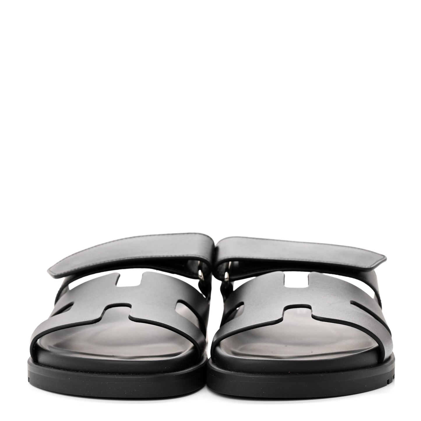 Calfskin Womens Chypre Sandals 35.5 Black
