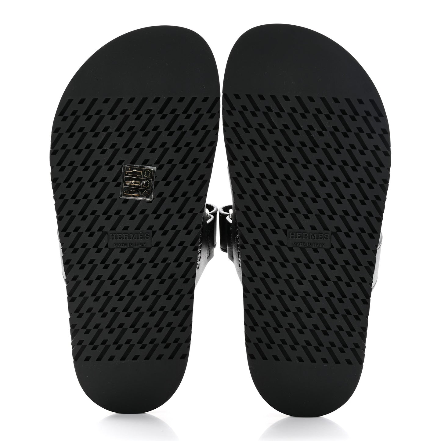 Calfskin Womens Chypre Sandals 36.5 Black