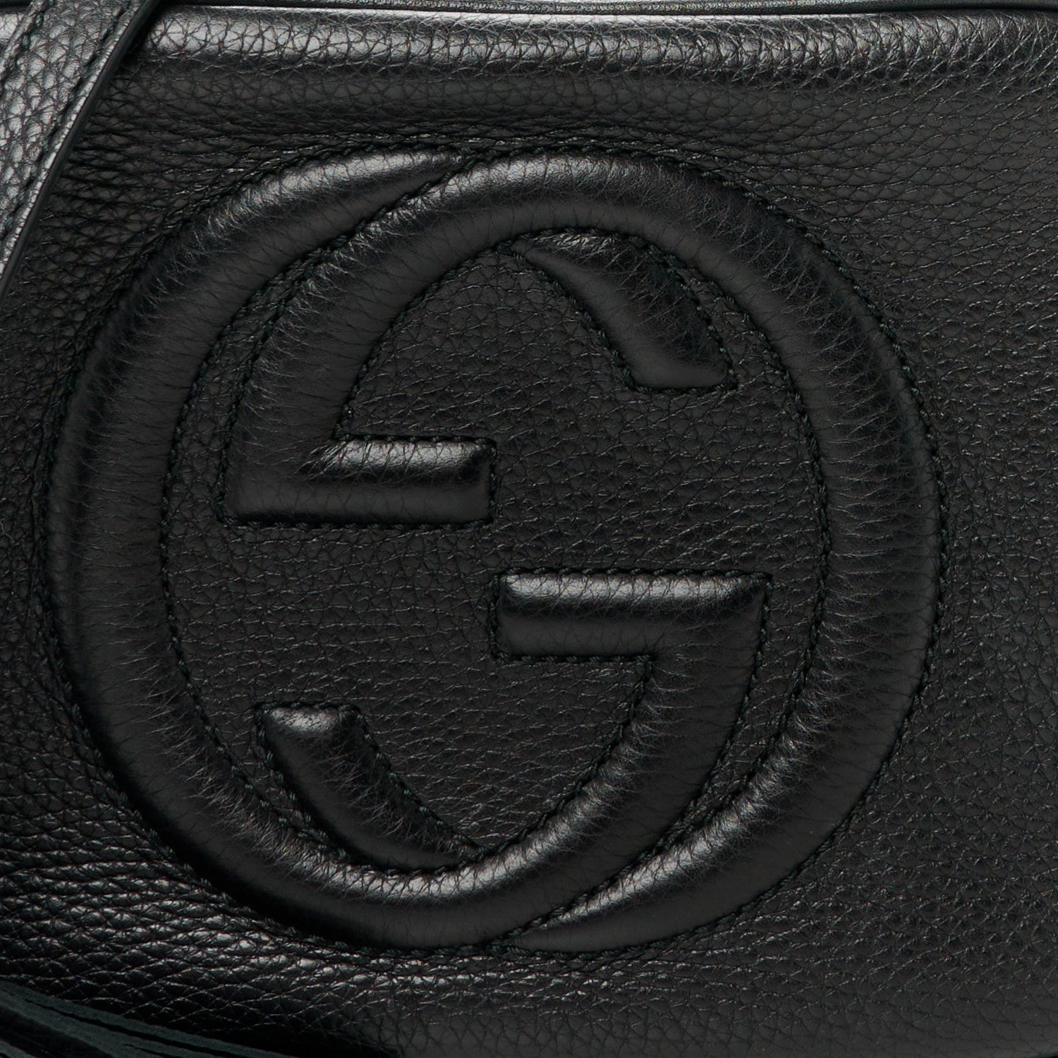 Gucci Pebbled Calfskin Small Soho Disco Bag Black 9 of 12