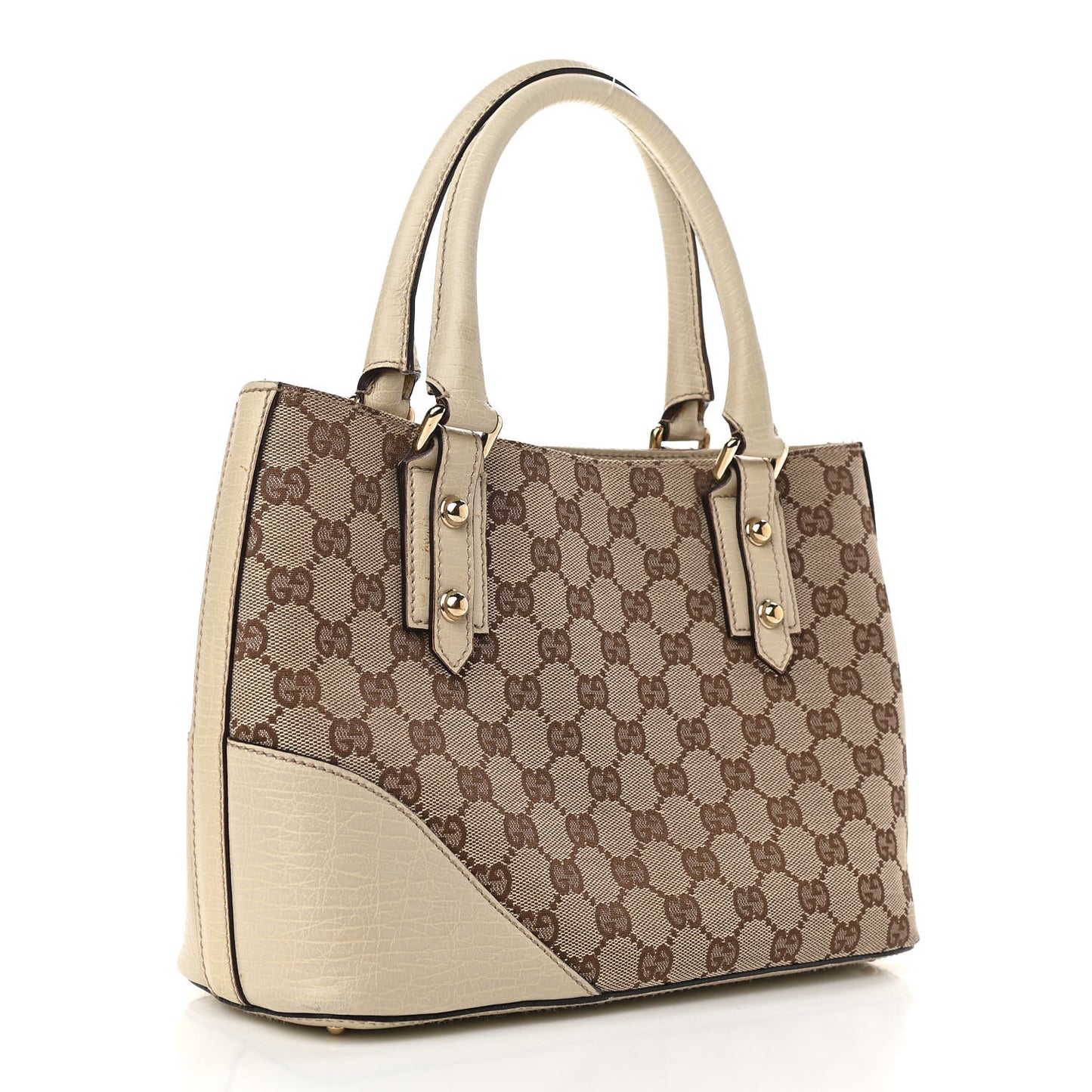 Monogram Small Hasler Tote Off White