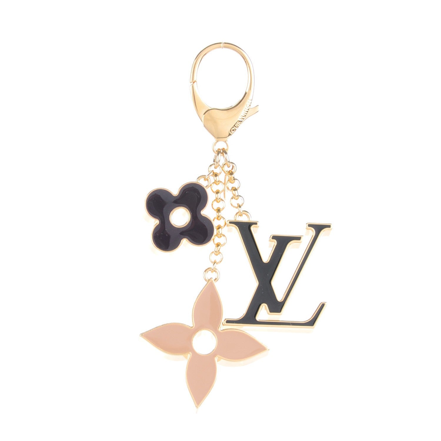 Louis Vuitton Fleur De Monogram Bag Charm Dore 1 of 6