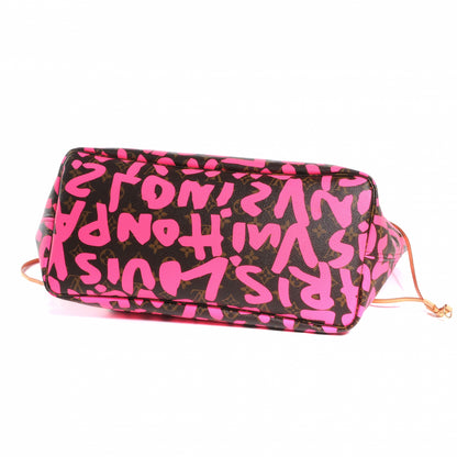 Louis Vuitton Monogram Graffiti Neverfull GM Fuchsia 5 of 8