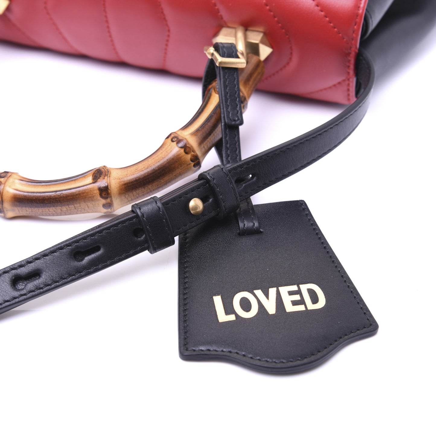Calfskin Bamboo Trapuntata Queen Margaret Top Handle Bag Blue Agata Hibiscus Red Mystic White Sugar Pink