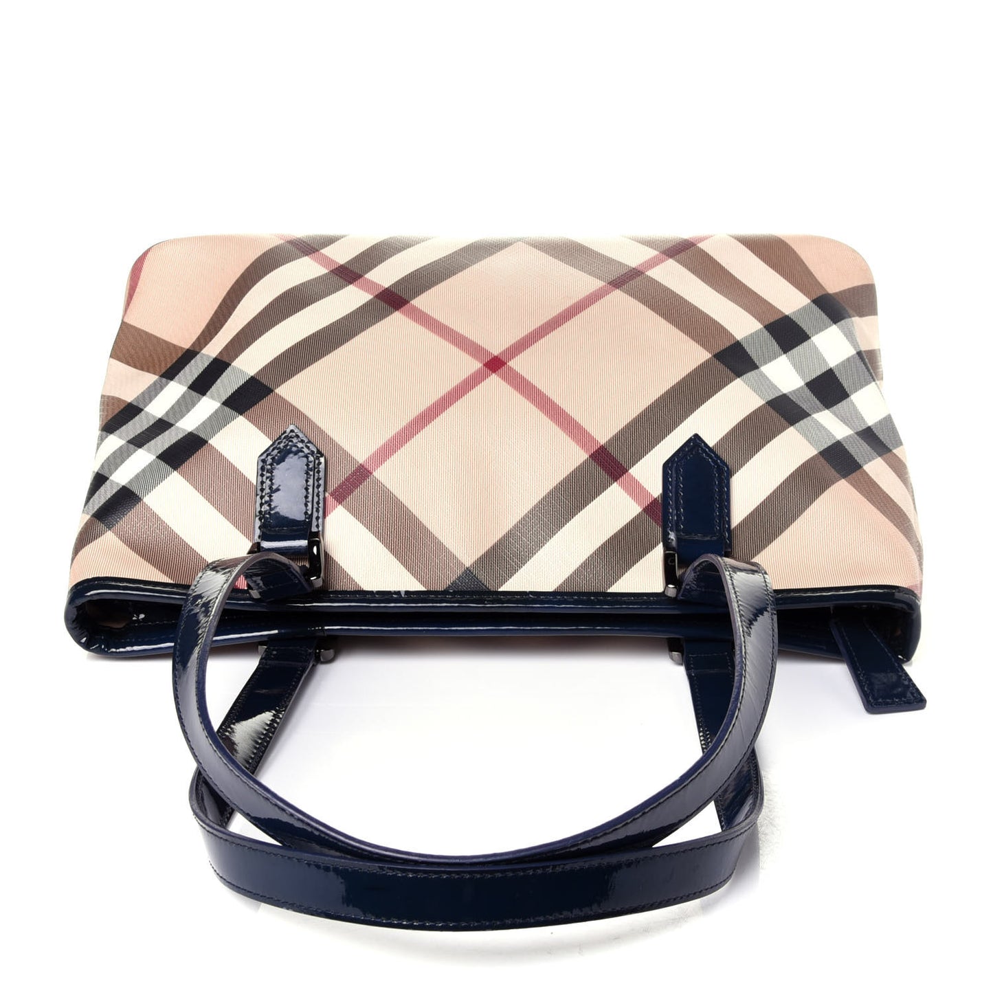 Nova Check Small Nickie Tote Blue