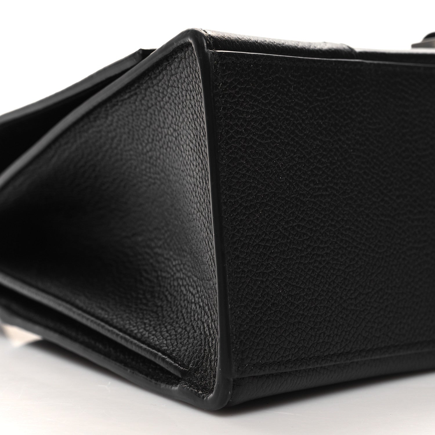 Balenciaga Grained Calfskin Medium Hourglass Top Handle Bag Black 8 of 12