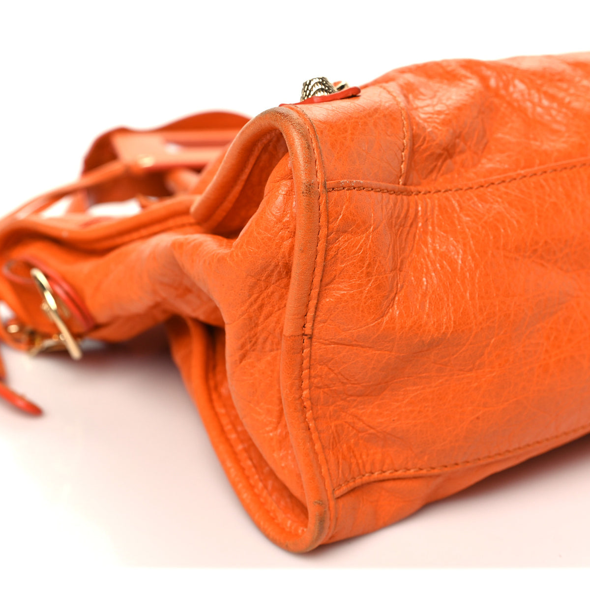 Balenciaga Agneau Giant 12 Gold Hardware City Tangerine 10 of 11