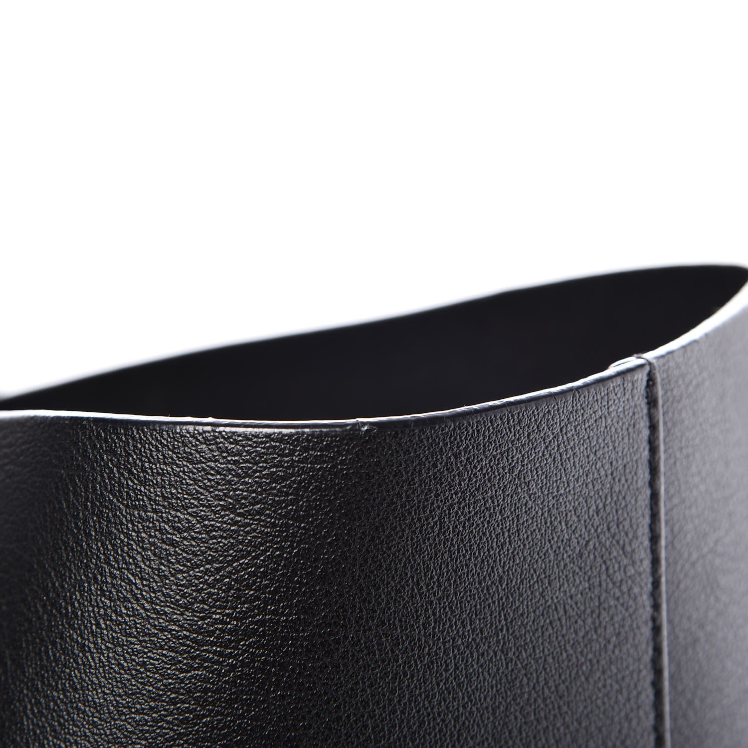 Saint Laurent Calfskin Large Shopping Tote Black 10 of 12