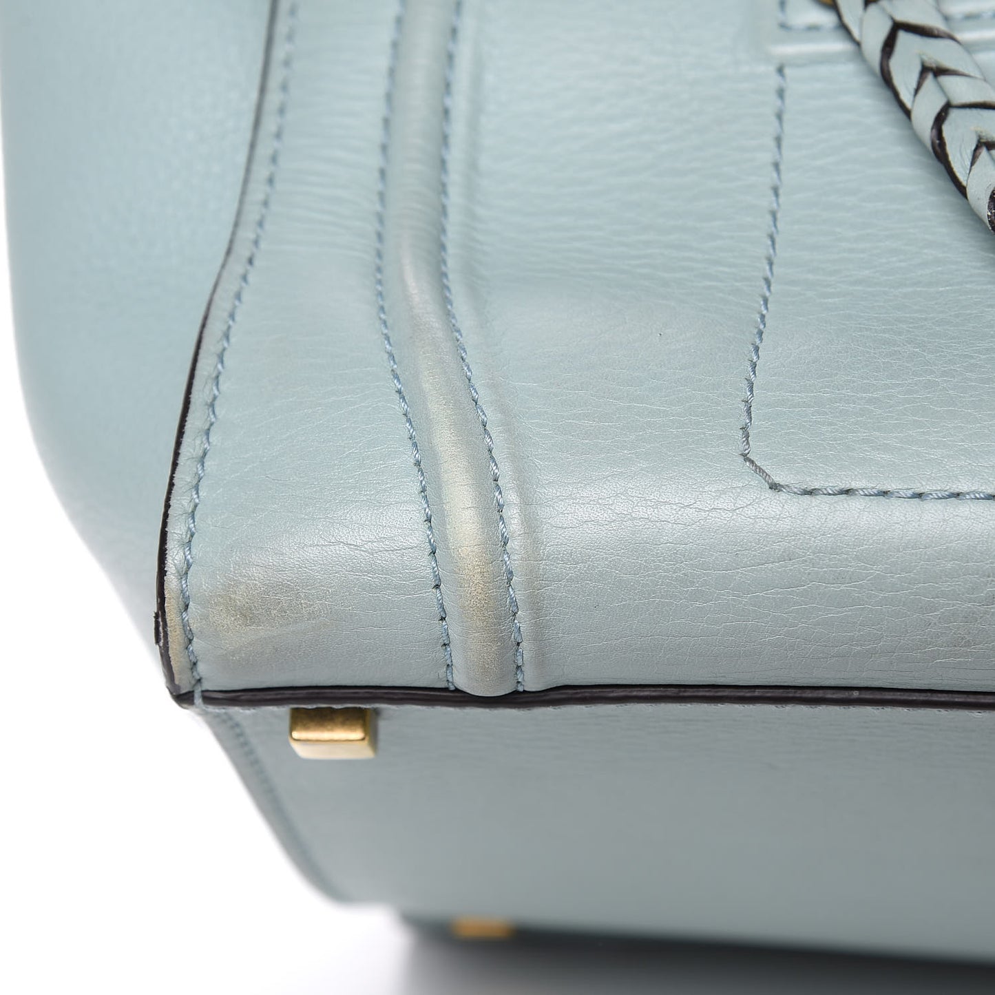 Grained Calfskin Medium Phantom Luggage Galcier