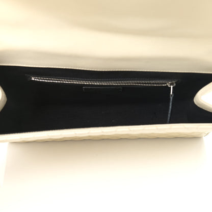 Saint Laurent Grain De Poudre Textured Mixed Matelasse Large Triquilt Monogram Satchel Porcellana 4 of 15
