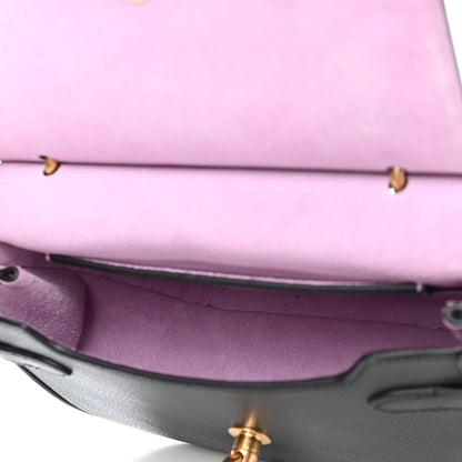 Mulberry Classic Grain Calfskin Embroidered Floral Amberley Satchel Black 5 of 8