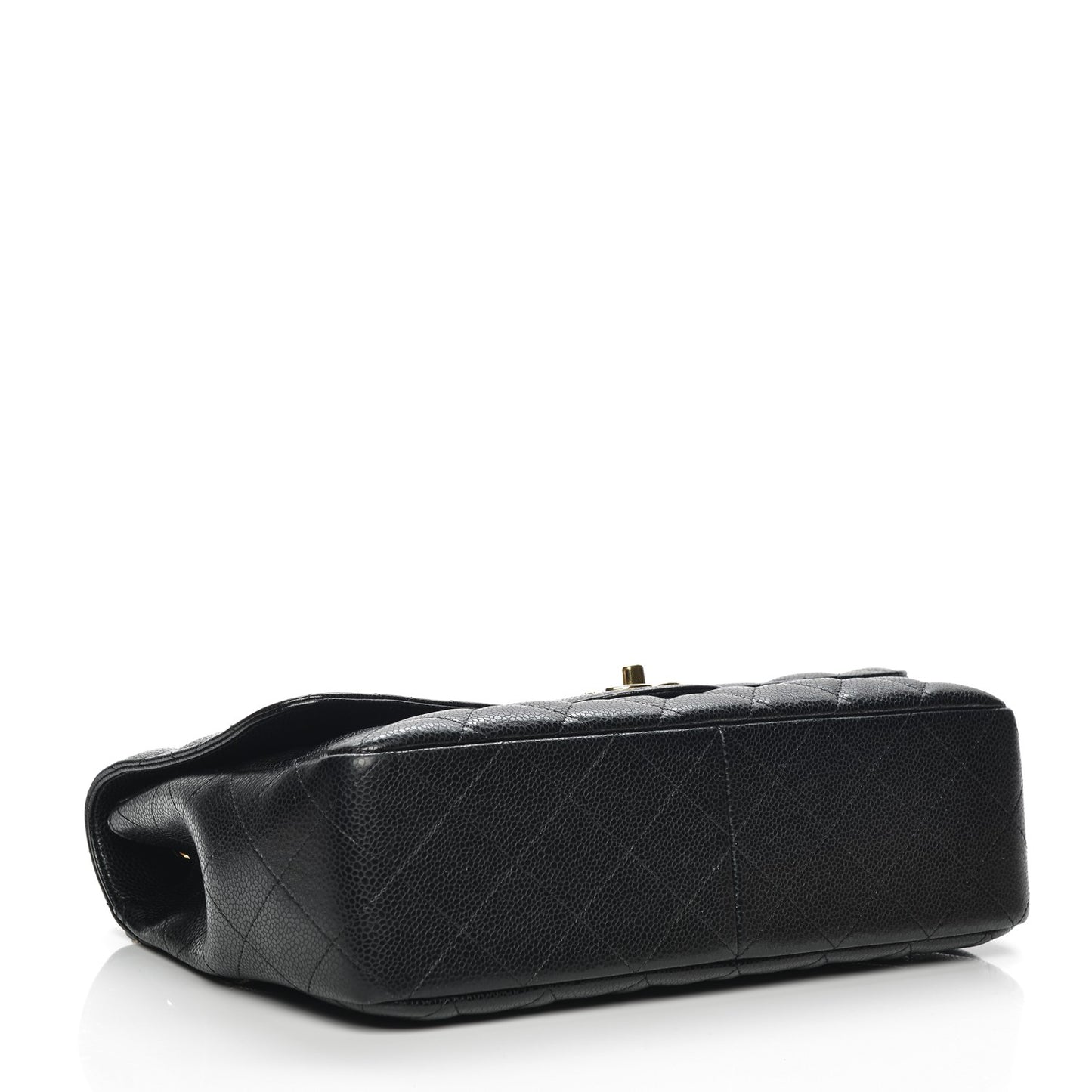 Caviar Quilted Jumbo Single Flap Black