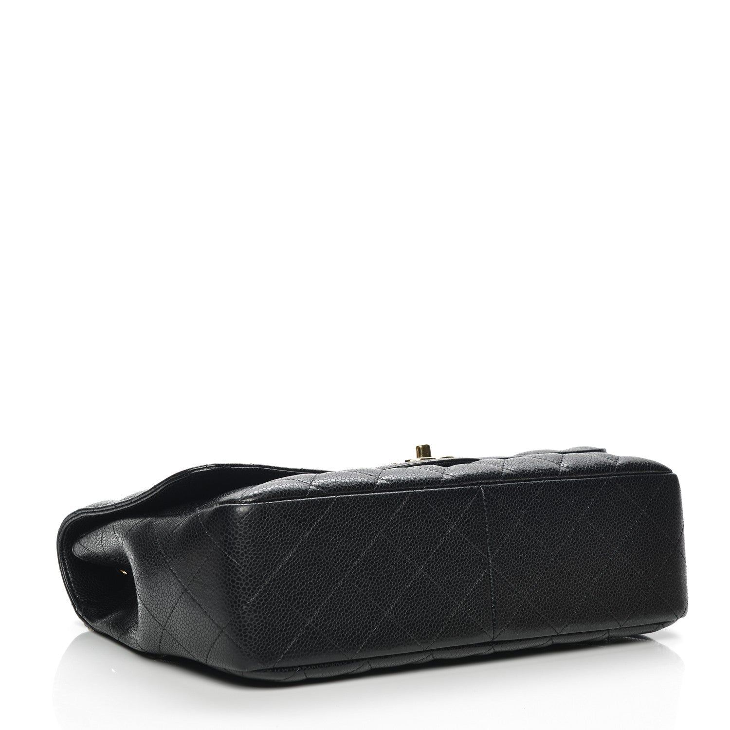 Chanel Caviar Quilted Jumbo Single Flap Black 4 of 7