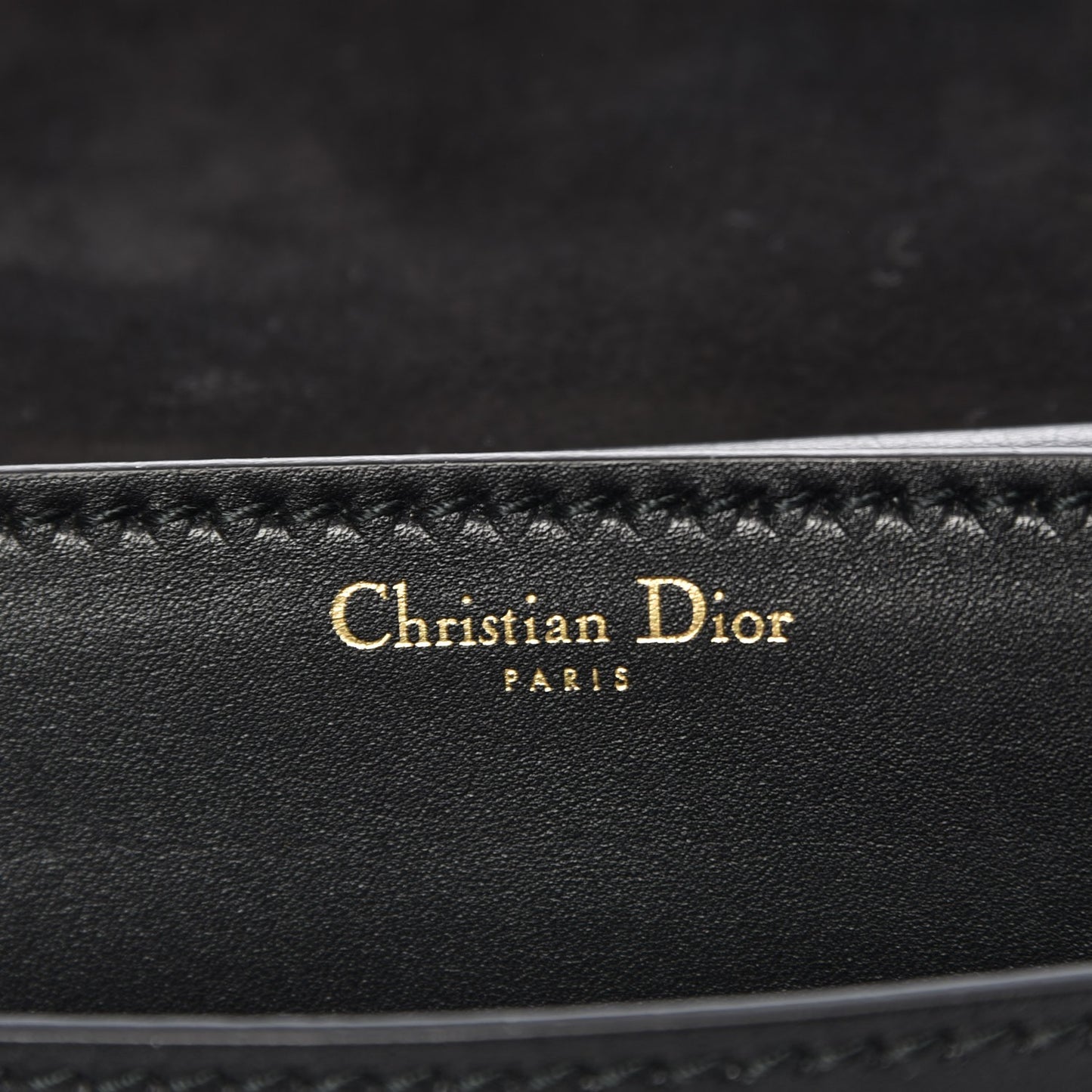 Calfskin J'Adior Chain Flap Bag Black