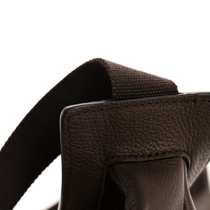 The Row Grained Calfskin Large Slouchy Banana Bag Brunette 11 of 11