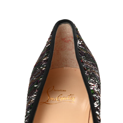 Christian Louboutin Paillettes Caresse Pigalle Follies 100 Pumps 37 Multicolor 9 of 10