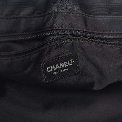 Chanel Nylon Large Travel Tote Black 6 of 12