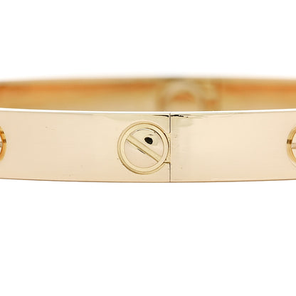 Cartier 18K Yellow Gold LOVE Bracelet 17 5 of 9