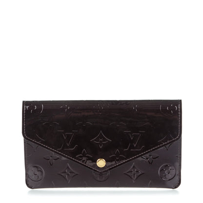 Louis Vuitton Vernis Jeanne Wallet Amarante 1 of 8