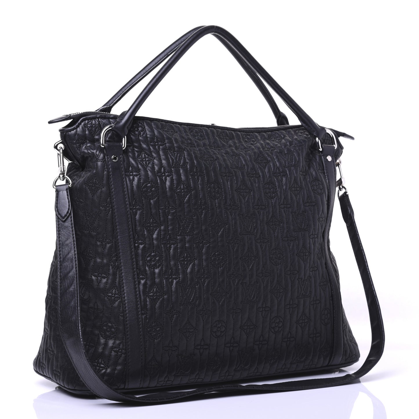 Monogram Lambskin Antheia Ixia MM Black
