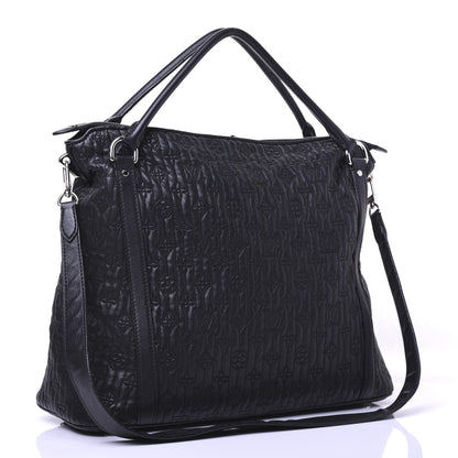 Louis Vuitton Monogram Lambskin Antheia Ixia MM Black 3 of 14